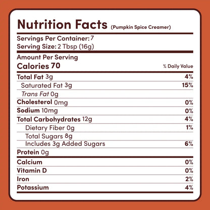 Pumpkin Spice Superfood Creamer Add-On (SPECIAL PR