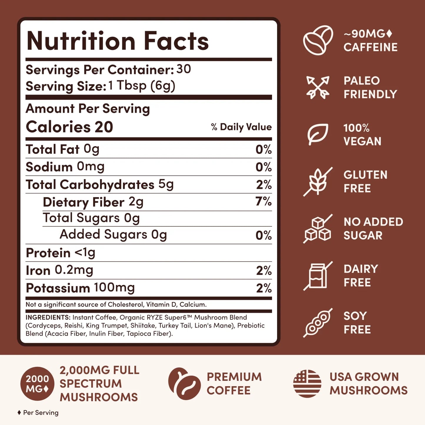 Mushroom Coffee Dark Roast Starter Kit (60 serving