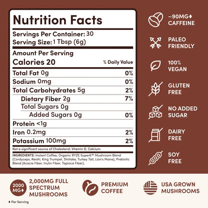 Mushroom Coffee Dark Roast Starter Kit (60 serving