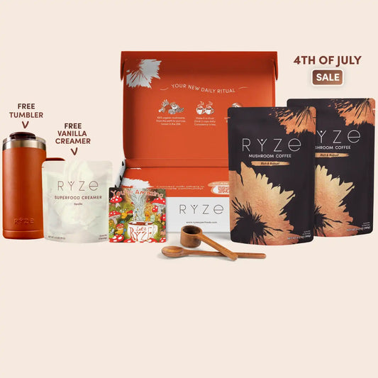 Mushroom Coffee Dark Roast Starter Kit (Upgrade)
