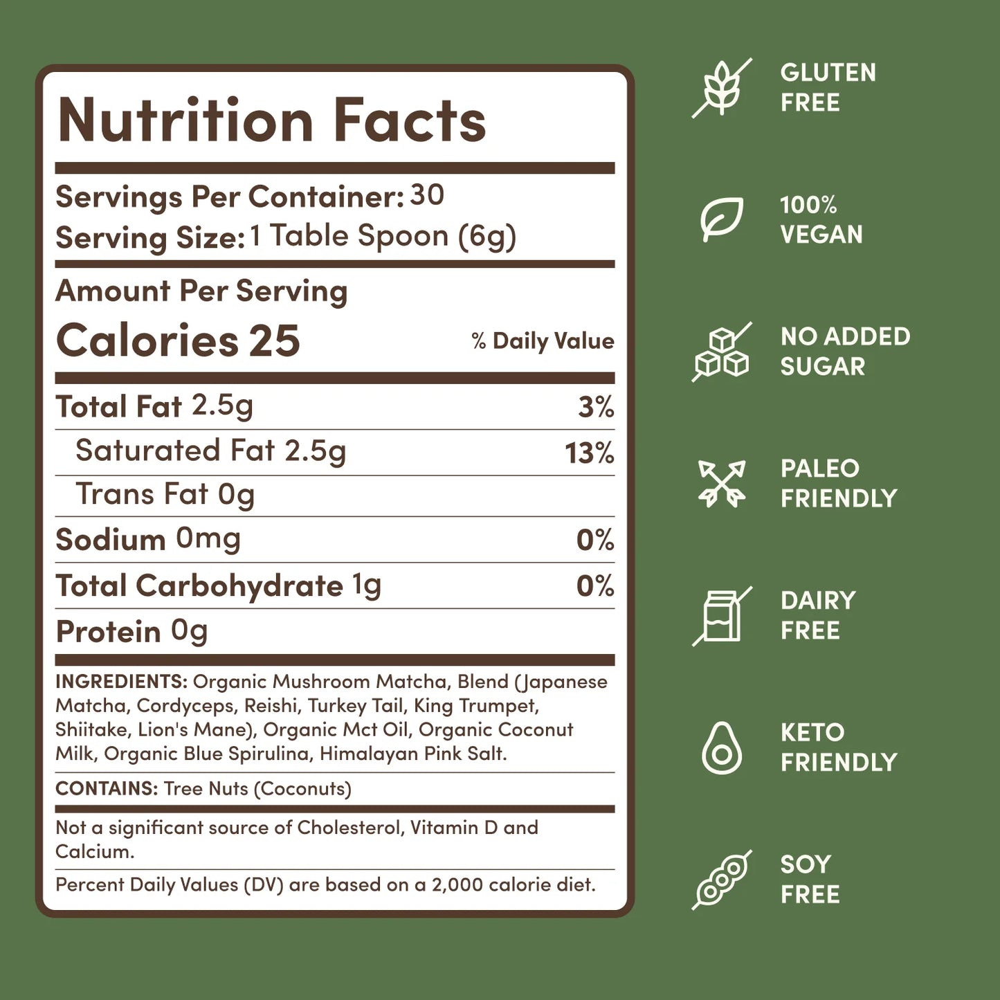 Mushroom Matcha (30 Servings)