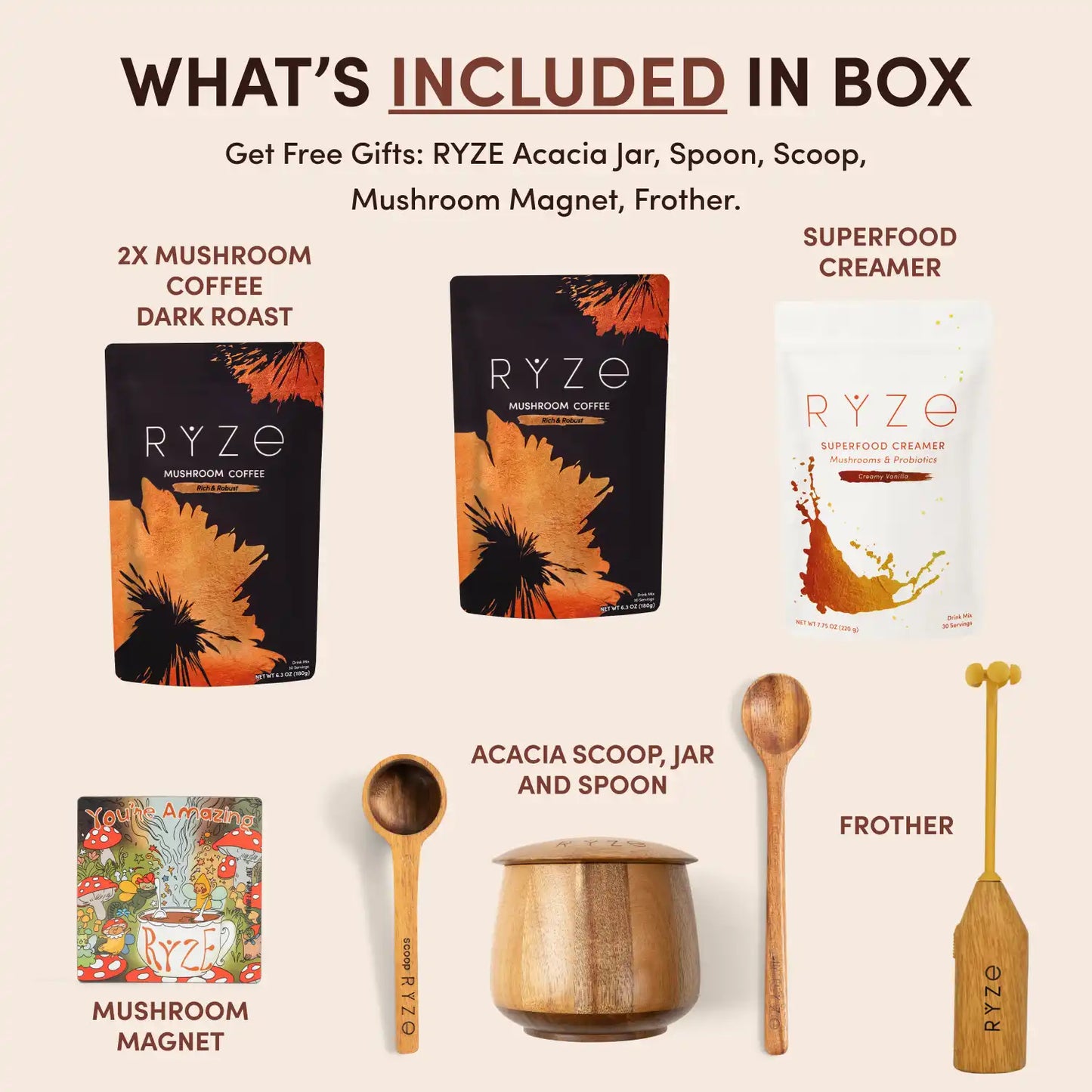 Mushroom Coffee House Blend Ritual Set