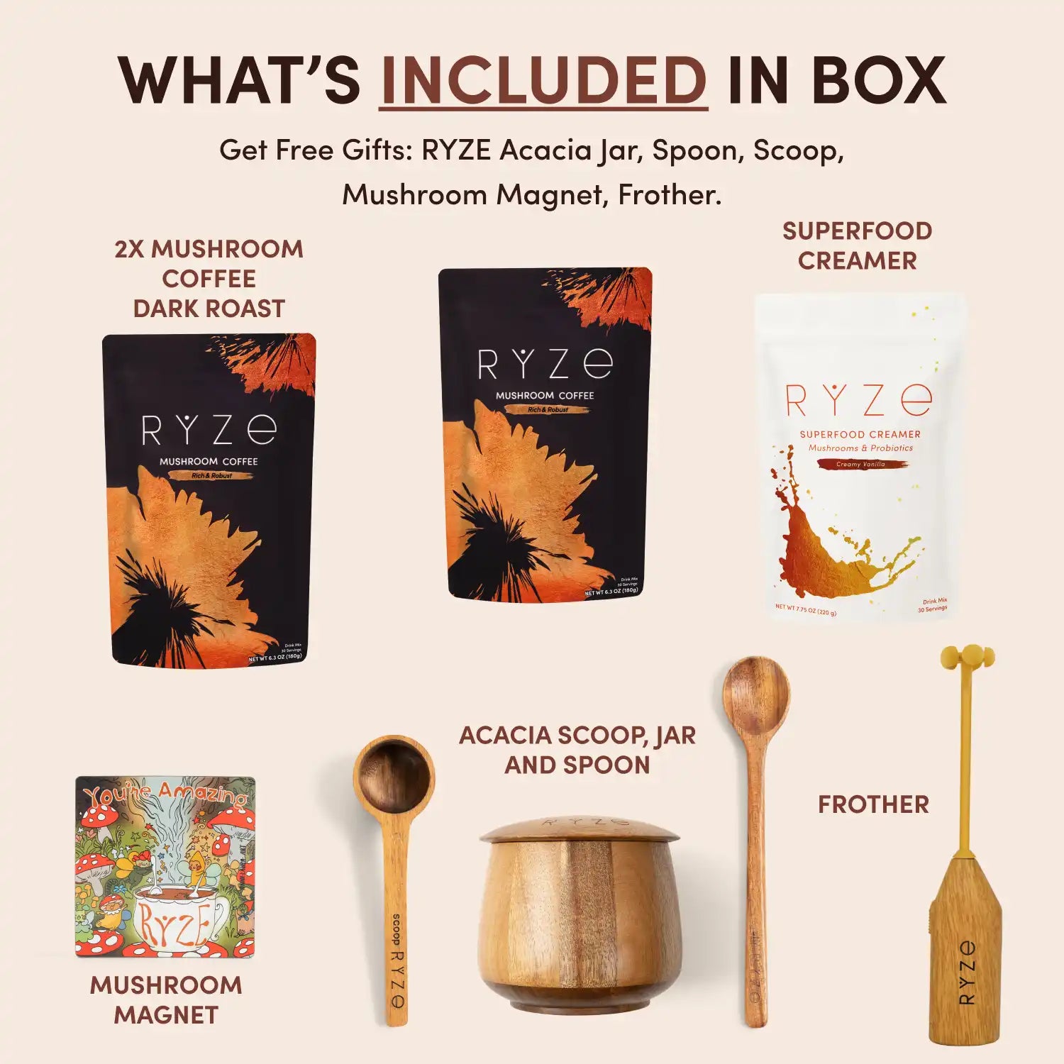 Mushroom Coffee House Blend Ritual Set